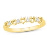 Thumbnail Image 1 of Diamond Stacking Ring 1/20 ct tw Round-cut 10K Yellow Gold