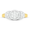 Thumbnail Image 2 of Diamond Fashion Ring 1/2 ct tw Round-cut 10K Yellow Gold