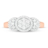 Thumbnail Image 2 of Diamond Fashion Ring 1/2 ct tw Round-cut 10K Rose Gold