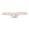 Thumbnail Image 3 of Diamond Contour Ring 1/2 ct tw Round-cut 14K Rose Gold