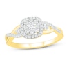 Thumbnail Image 1 of Diamond Fashion Ring 1/3 ct tw Round-cut 10K Yellow Gold