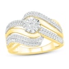 Thumbnail Image 1 of Diamond Fashion Ring 1/4 ct tw Round-cut 10K Yellow Gold