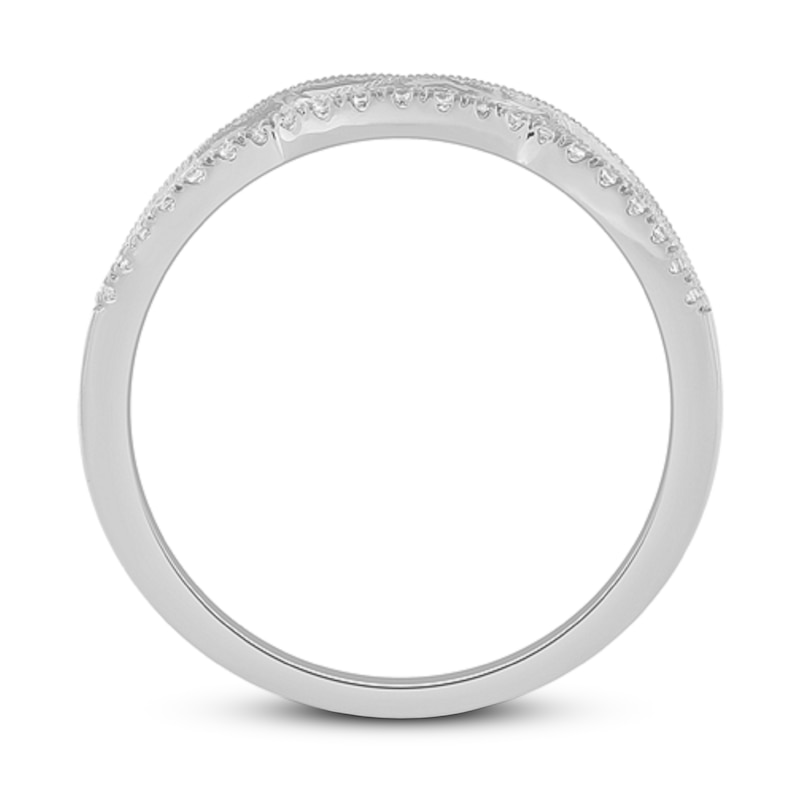 Main Image 3 of Stackable Diamond Ring 1/5 ct tw Round-Cut 10K White Gold