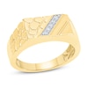 Thumbnail Image 1 of Men's Diamond Ring 1/10 ct tw 10K Yellow Gold