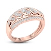 Thumbnail Image 2 of Diamond Ring 1/2 ct tw Round-cut 10K Rose Gold