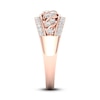 Thumbnail Image 3 of Diamond Ring 1/2 ct tw Round-cut 10K Rose Gold