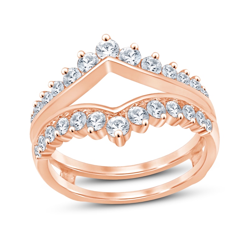 Main Image 1 of Diamond Enhancer Band 1 ct tw Round-cut 14K Rose Gold