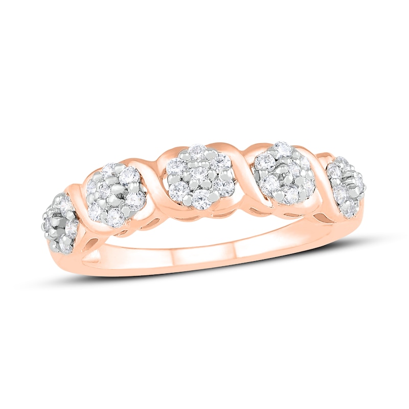 Rose Gold diamond ring