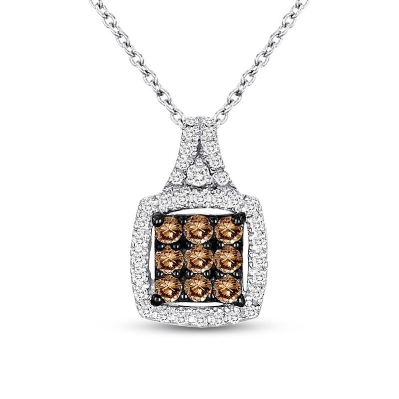 Main Image 1 of Le Vian Diamond Necklace 1/2 ct tw 14K Vanilla Gold 18&quot;