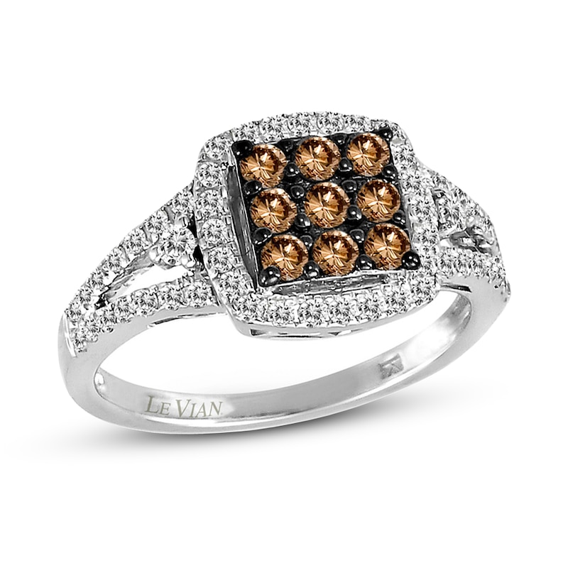 Main Image 1 of Le Vian Diamond Ring 3/4 ct tw 14K Vanilla Gold