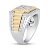 Thumbnail Image 1 of Men's Diamond Ring 2 ct tw Round-cut 10K Two-Tone Gold
