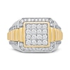 Thumbnail Image 2 of Men's Diamond Ring 2 ct tw Round-cut 10K Two-Tone Gold