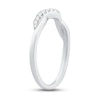 Thumbnail Image 2 of Diamond Contour Ring 1/8 ct tw 14K White Gold