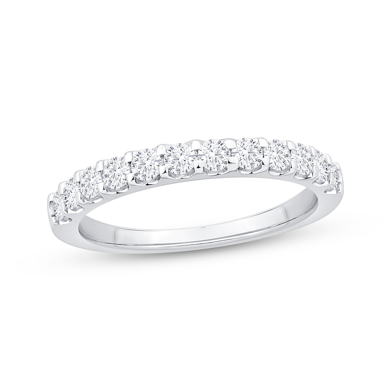 Main Image 1 of Diamond Anniversary Ring 1/2 ct tw Round-cut Platinum