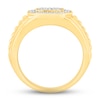 Thumbnail Image 3 of Men’s Diamond Wedding Band 1/2 ct tw Round-cut 10K Yellow Gold