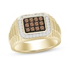 Thumbnail Image 1 of Men's Diamond Ring 1/2 ct tw Round-cut 10K Yellow Gold