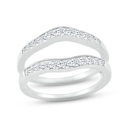 Adore Diamond Enhancer Ring 1/2 ct tw Round-cut 10K White Gold