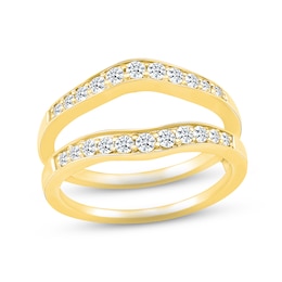 Adore Diamond Enhancer Ring 1/2 ct tw Round-cut 10K Yellow Gold