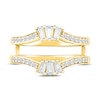 Thumbnail Image 2 of Diamond Enhancer Ring 1/3 ct tw Baguette & Round-cut 10K Yellow Gold