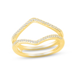 Adore Diamond Enhancer Ring 1/6 ct tw Round-cut 10K Yellow Gold