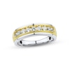 Thumbnail Image 1 of Men's Diamond Wedding Band 3/4 ct tw Round-cut 10K Two-Tone Gold