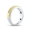 Thumbnail Image 2 of Men's Diamond Wedding Band 3/4 ct tw Round-cut 10K Two-Tone Gold