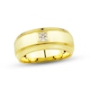 Thumbnail Image 1 of Men's Diamond Wedding Band 1/3 ct tw Square-cut 10K Yellow Gold