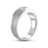 Thumbnail Image 2 of Men's Diamond Wedding Band 1/5 ct tw Square-cut 10K White Gold