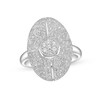 Thumbnail Image 1 of Diamond Ring 1/3 ct tw Round-cut Sterling Silver