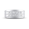 Thumbnail Image 3 of Men's Diamond Wedding Band 1-1/4 ct tw Square-cut 10K White Gold