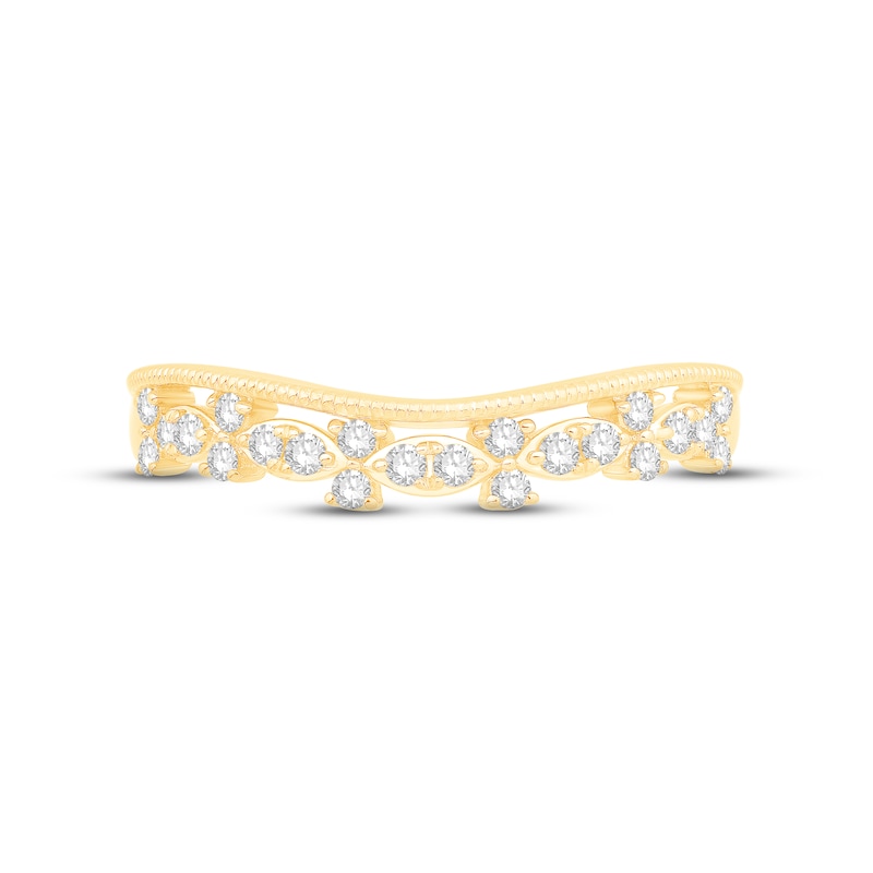 Main Image 3 of Diamond Enhancer Ring 1/4 ct tw Round-cut 14K Yellow Gold