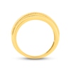 Thumbnail Image 3 of Men's Diamond Wedding Band 1 ct tw Square & Round-cut 14K Yellow Gold