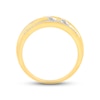 Thumbnail Image 3 of Men's Diamond Wedding Band 3/4 ct tw Round-cut 14K Yellow Gold