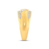 Thumbnail Image 2 of Men's Diamond Wedding Band 3/8 ct tw Round-cut 10K Yellow Gold