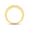 Thumbnail Image 3 of Men's Diamond Wedding Band 3/8 ct tw Round-cut 10K Yellow Gold