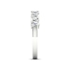 Thumbnail Image 3 of Diamond Ring 1/3 ct tw Baguette & Round-cut Sterling Silver