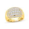 Thumbnail Image 1 of Men's Diamond Ring 1 ct tw Round-cut 10K Yellow Gold