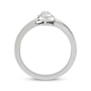 Thumbnail Image 2 of Round-Cut Diamond Bypass Promise Ring 1/5 ct tw 10K White Gold