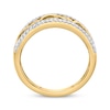 Thumbnail Image 3 of Round-Cut Diamond Heart Infinity Ring 1/4 ct tw 10K Yellow Gold