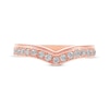 Thumbnail Image 3 of Diamond Milgrain Contour Band 3/8 ct tw 14K Rose Gold