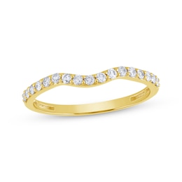 Diamond Contour Ring 1/4 ct tw 14K Yellow Gold