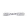 Thumbnail Image 3 of Diamond Contour Crossover Ring 1/4 ct tw 14K White Gold