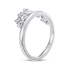 Thumbnail Image 1 of Diamond Accent Quinceañera Heart Ring 10K White Gold