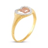 Thumbnail Image 2 of Diamond-Cut Quinceañera Heart Ring 14K Two-Tone Gold