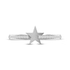 Thumbnail Image 3 of Diamond Star Ring 1/10 ct tw 10K White Gold