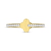 Thumbnail Image 3 of Diamond Clover Ring 1/10 ct tw 10K Yellow Gold