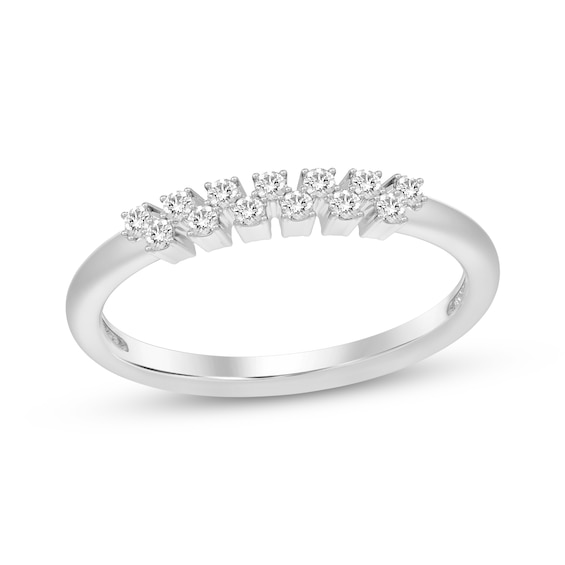 Diamond Stackable Ring 1/6 ct tw 10K White Gold