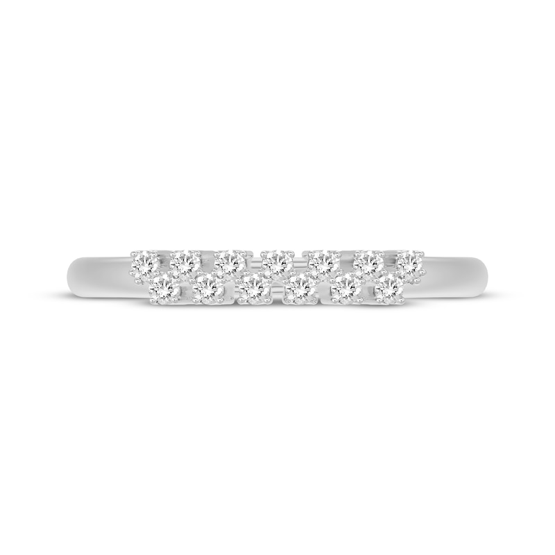 Diamond Stackable Ring 1/6 ct tw 10K White Gold