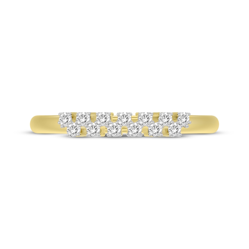 Main Image 3 of Diamond Stackable Ring 1/6 ct tw 10K Yellow Gold