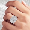 Thumbnail Image 4 of Diamond Spiral Multi-Row Fashion Ring 1-1/2 ct tw 10K White Gold